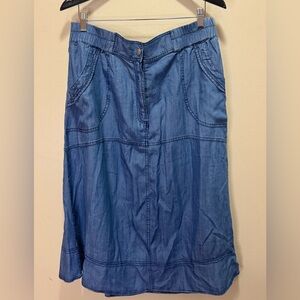 Sweet Salt Chambray Skirt